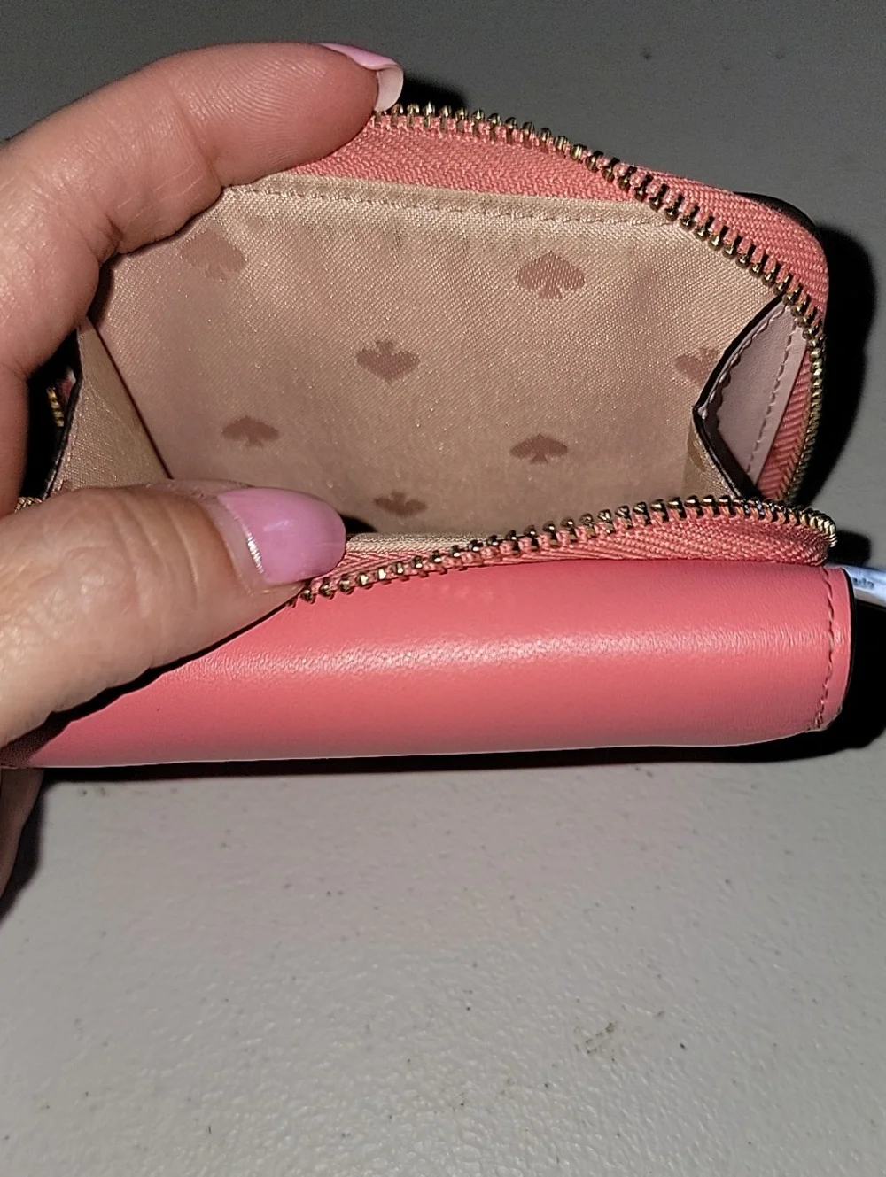 kate spade Picnic In The Park Small Trifold Wallet With Strawberries